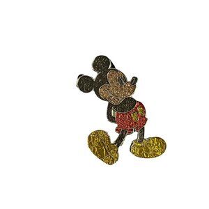 Disney Mickey Mouse Trading Pin Gingham Badge Brooch Lapel Pin Accessories Gift